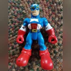 Vintage 2002 Playwell Captain America Action Figure